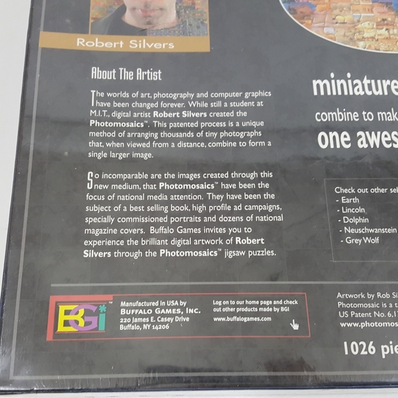 Elvis Jigsaw Puzzle Wertheimer Photomosaic 1000 Pc - Picture 7 of 12